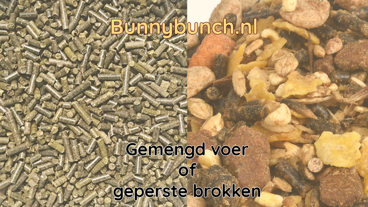 Gemengd voer vs. geperste brokken