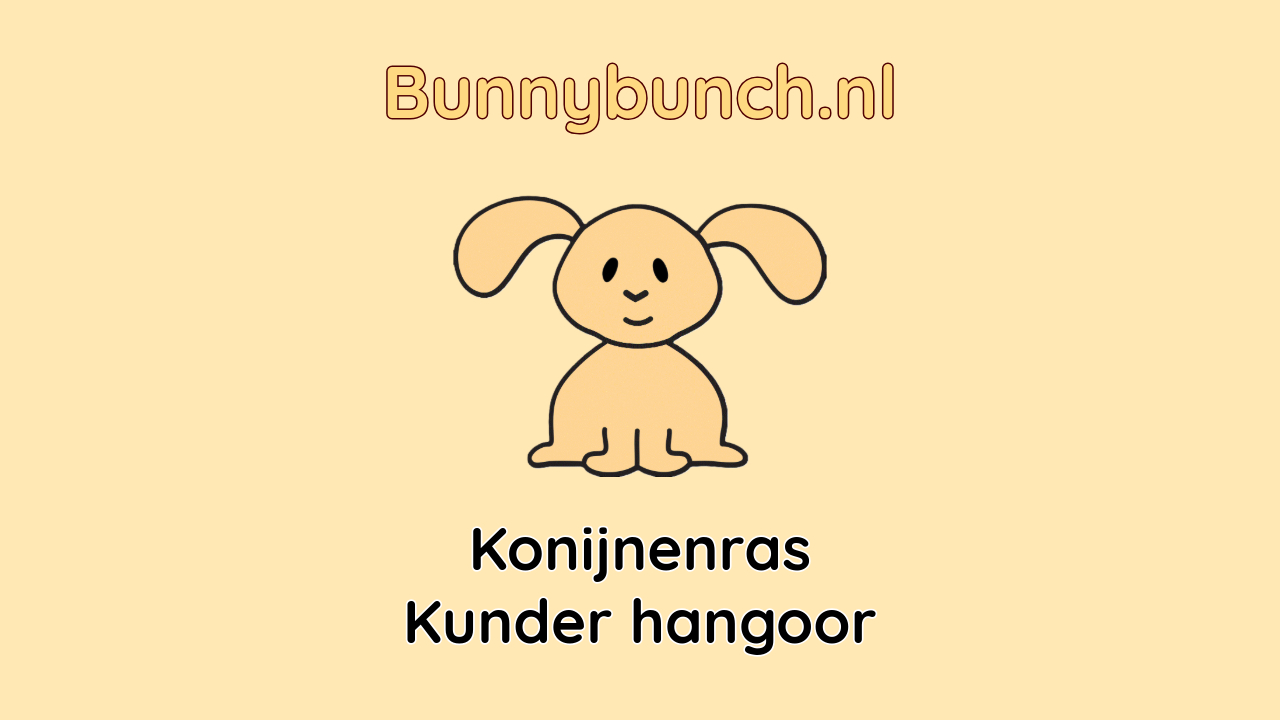 Konijnenras Kunder hangoor